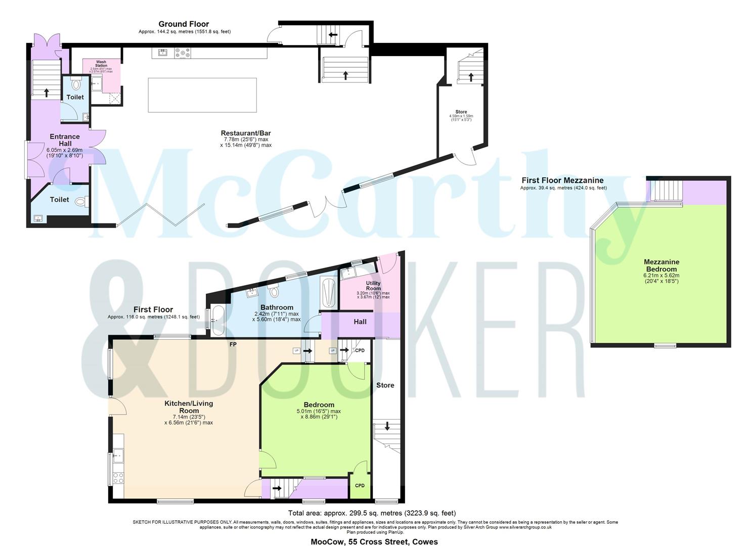 RARE OPPORTUNITY OF A RESIDENTIAL AND COMMERCIAL PROPERTY IN CENTRAL COWES - Cross Street, Cowes floorplan